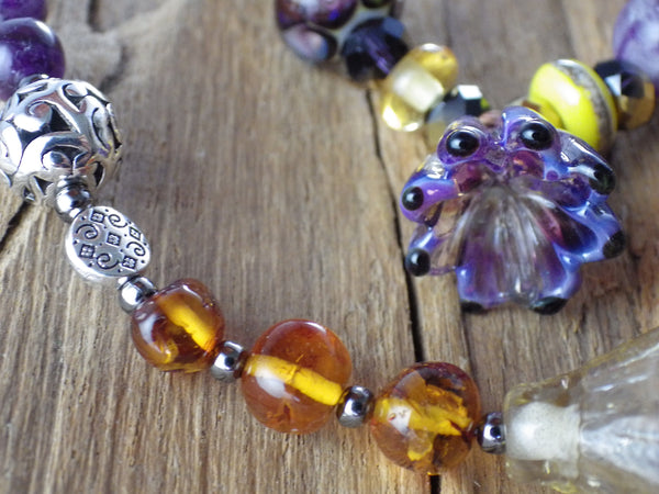 Norse Goddess Freya Pagan Prayer Beads, Wiccan Rosary Mala Beads, Worry Beads, Witches Ladder Meditation Beads, Pagan Spiritual Gift