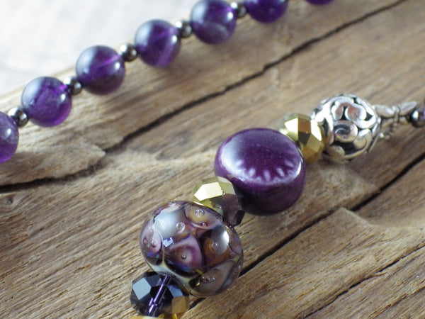 Norse Goddess Freya Pagan Prayer Beads, Wiccan Rosary Mala Beads, Worry Beads, Witches Ladder Meditation Beads, Pagan Spiritual Gift