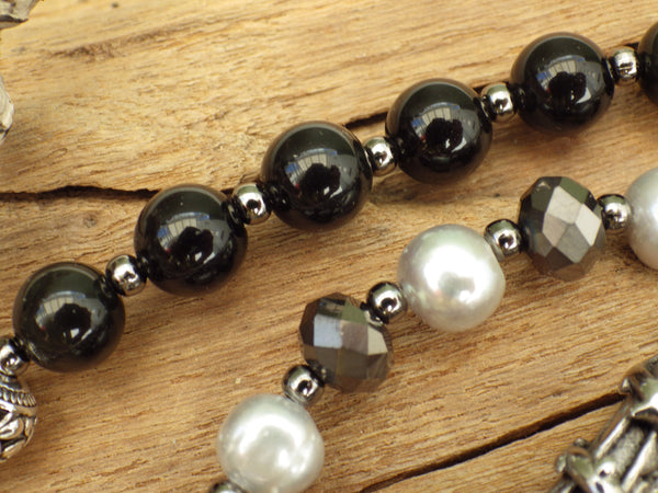 Dark Goddess Lilith Pagan Prayer Beads