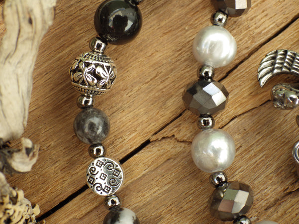 Dark Goddess Lilith Pagan Prayer Beads