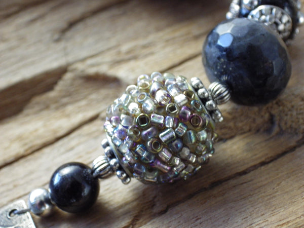 Goddess Rhiannon Epona Prayer Mala, Pocket Pagan Prayer Beads, Affirmation Meditation Beads, Worry Beads, Wiccan Rosary, Spiritual Gift