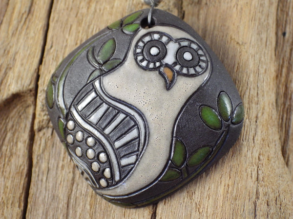 Owl Goddess Athena Pagan Prayer Beads, Wiccan Rosary, Witches Ladder, Pocket Mala, Meditation Beads, Altar Display, OOAK Spiritual Gift