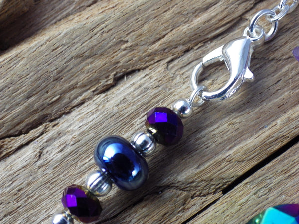 Divination Pendulum For Witch, Crazy Lace Agate Gemstone Scrying Pendant, Handmade Wiccan Dowsing Tools, Pagan Witchy Gift, UK Shop Seller