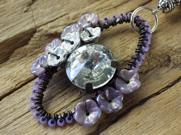 Handmade Scrying Pendulum, Witches Dowsing Tool Jasper Gemstone Divination Pendant, One Of A Kind Pagan Wiccan Gift Witchcore Witchy UK Shop