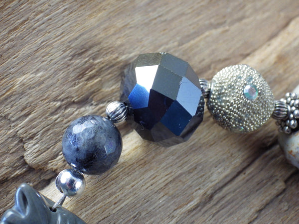 Goddess Rhiannon Epona Prayer Mala, Pocket Pagan Prayer Beads, Affirmation Meditation Beads, Worry Beads, Wiccan Rosary, Spiritual Gift