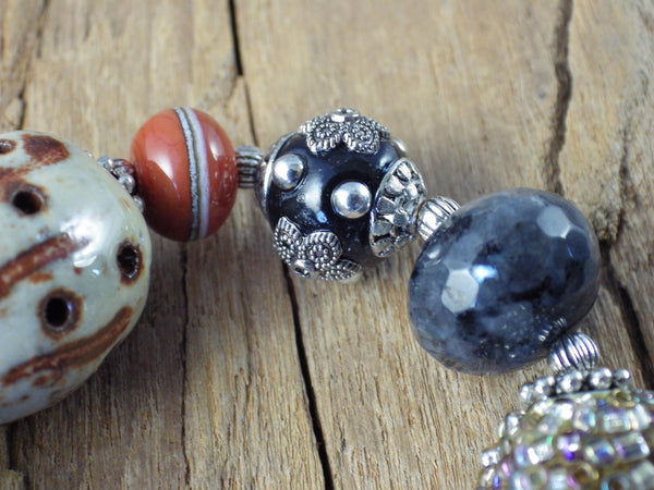 Goddess Rhiannon Epona Prayer Mala, Pocket Pagan Prayer Beads, Affirmation Meditation Beads, Worry Beads, Wiccan Rosary, Spiritual Gift