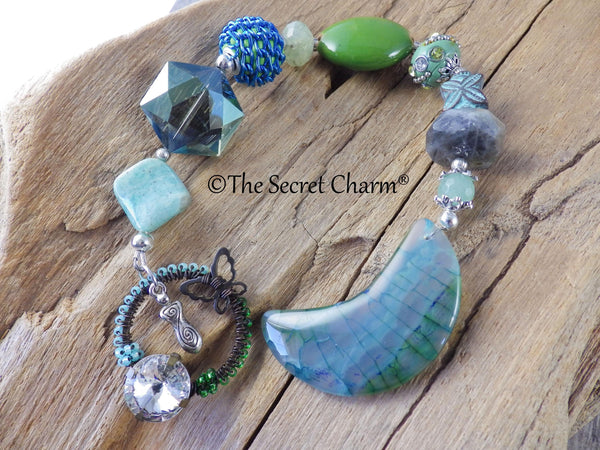 Norse Goddess Freya Pagan Rosary, Handmade Wiccan Prayer Beads, Witches' Ladder, Altar Beads, Unique Gift OOAK, Prayer Mala Meditation Beads