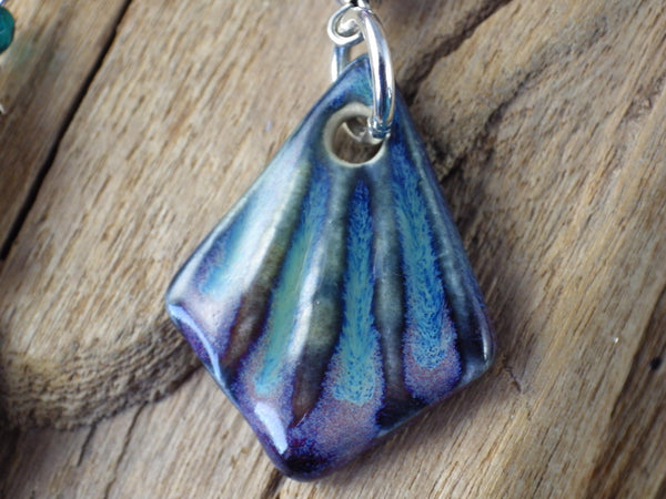 Divination Pendulum For Witch, Crazy Lace Agate Gemstone Scrying Pendant, Handmade Wiccan Dowsing Tools, Pagan Witchy Gift, UK Shop Seller