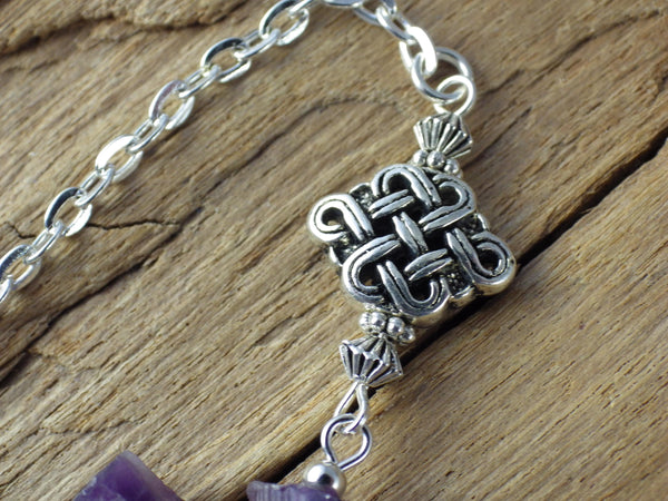 Death Moth Crystal Witches Pendulum, Divination Tool, Amethyst Gemstone Scrying Pendulum, Dowsing Pendant Pagan Wiccan Witchcore Witchy Gift