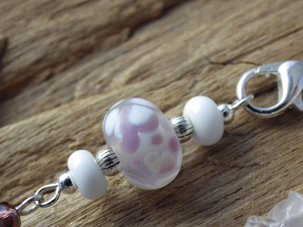 Divination Pendulum, Rose Quartz Scrying Pendant, One Of A Kind Handmade Pagan Dowsing Tool, Wiccan Witchcore Witchy Gift, UK Seller Shop