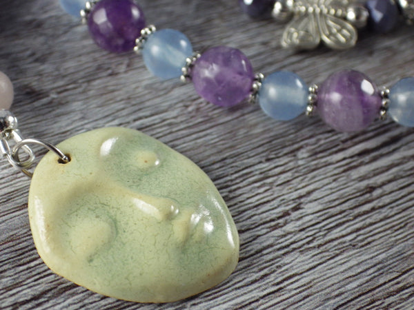 Celtic Goddess Aine Pagan Prayer Beads