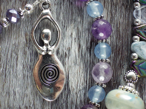 Celtic Goddess Aine Pagan Prayer Beads