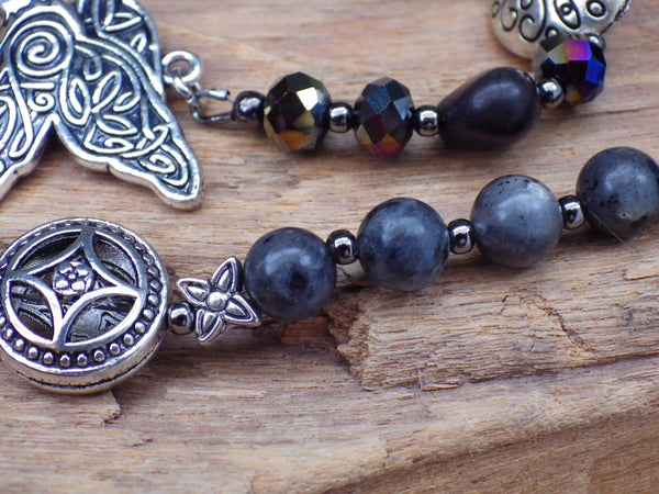 Goddess Badb Pagan Prayer Beads