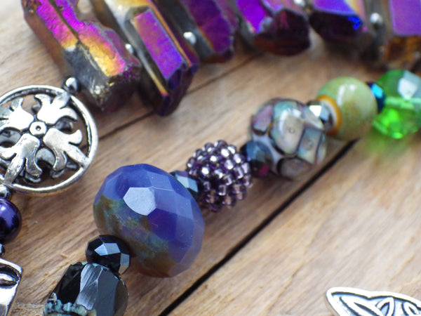 Goddess Badb Pagan Prayer Beads