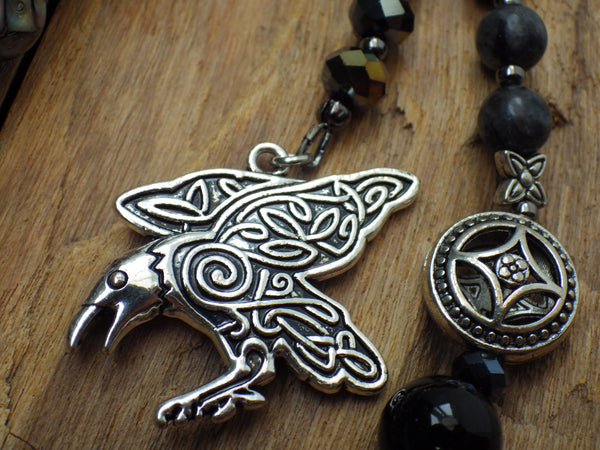 Goddess Badb Pagan Prayer Beads