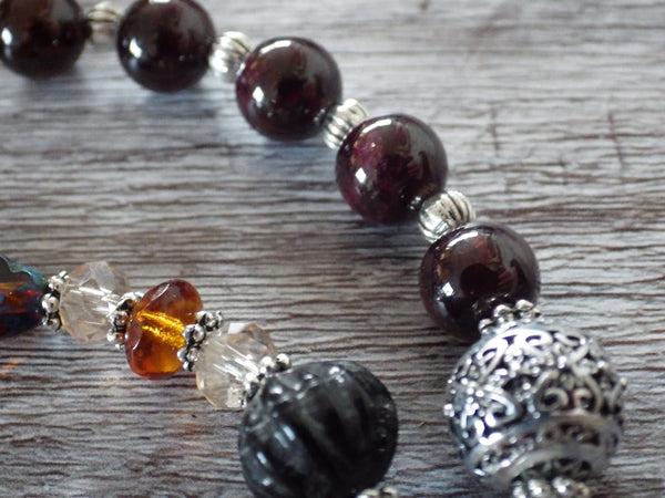 Celtic Fire Goddess Brighid Pagan Prayer Beads