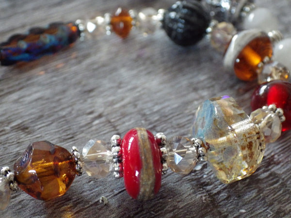 Celtic Fire Goddess Brighid Pagan Prayer Beads