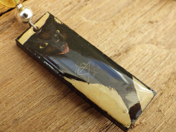 Witches' Familiar Bast Pocket Prayer Beads