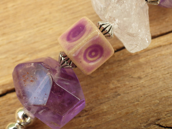 Goddess Hekate Pocket Pagan Prayer Beads OOAK