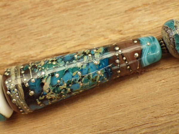 Lammas Harvest Pocket Prayer Beads OOAK