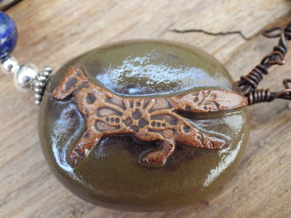 Spirit Fox Pocket Prayer Mala OOAK