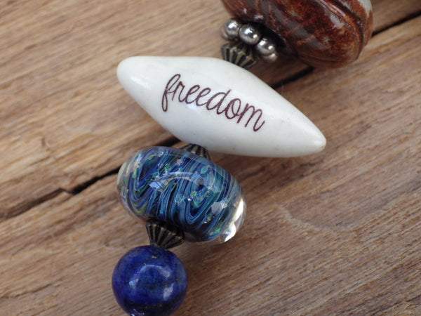 Spirit Fox Pocket Prayer Mala OOAK