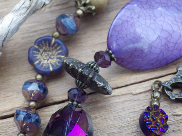 Goddess Hekate Meditation Beads OOAK