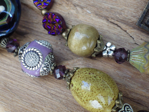 Goddess Hekate Meditation Beads OOAK