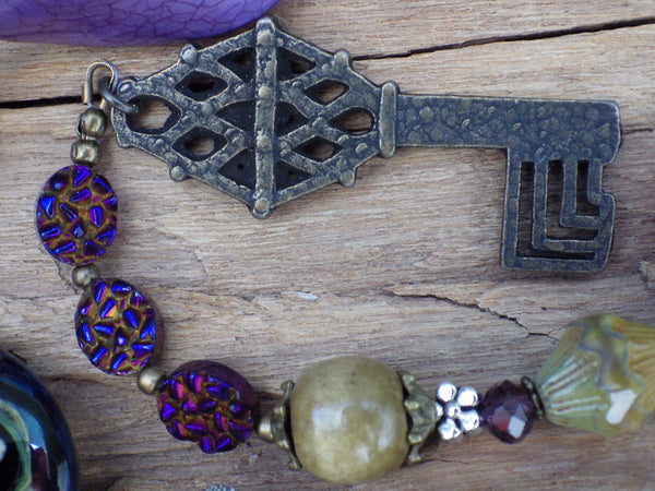 Goddess Hekate Meditation Beads OOAK