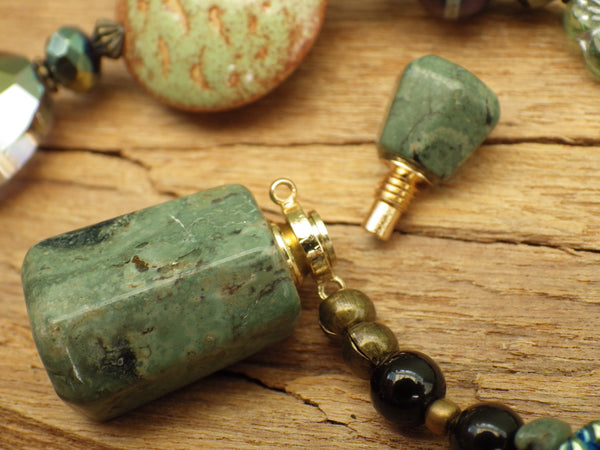 Goddess Arianrhod Pagan Prayer Beads OOAK