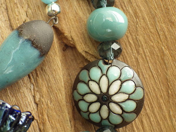 Goddess Morgan Le Fay Sterling Silver Prayer Beads OOAK