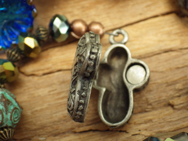 Celtic Cross & Prayer Box Cerridwen Prayer Beads OOAK