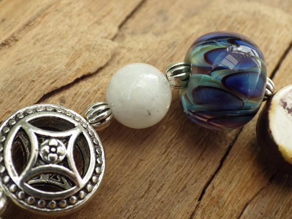 Goddess Of The Hunt Pagan Prayer Beads OOAK