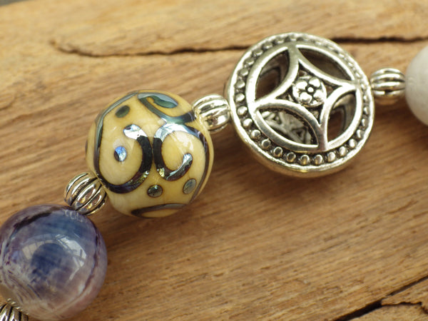 Goddess Of The Hunt Pagan Prayer Beads OOAK