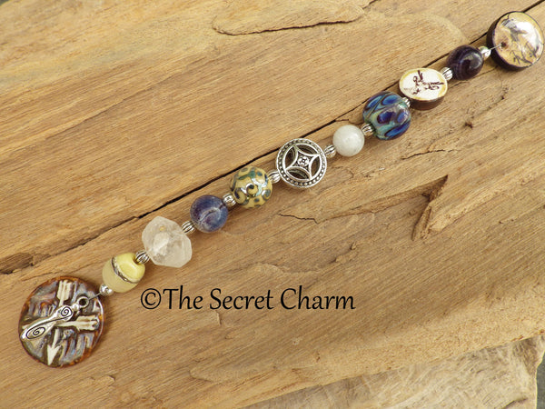 Goddess Of The Hunt Pagan Prayer Beads OOAK
