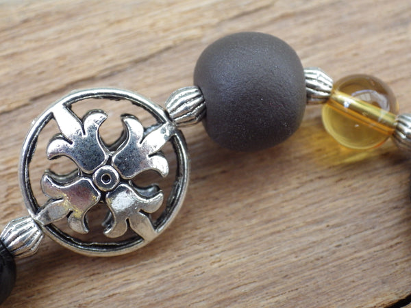 Witches' Familiar Bast Pocket Prayer Beads