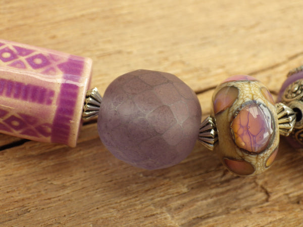 Goddess Hekate Pocket Pagan Prayer Beads OOAK