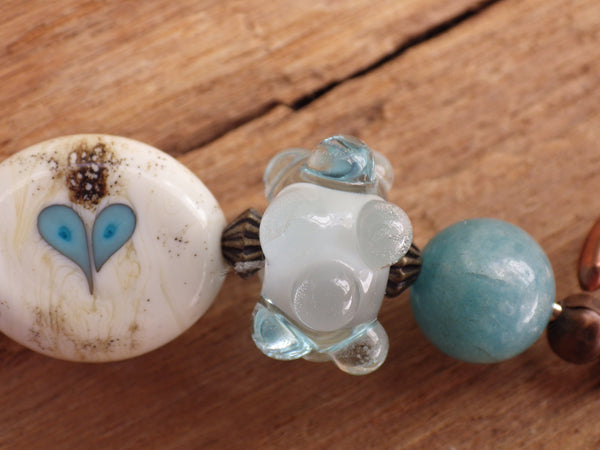 Lammas Harvest Pocket Prayer Beads OOAK