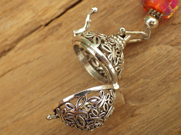 Brighid Ruby Pocket Affirmation Beads OOAK