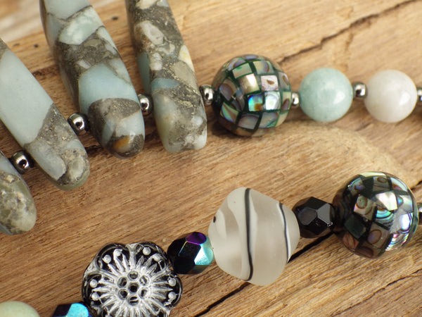 Norse Goddess Freya Sterling Silver Prayer Beads OOAK