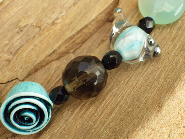 Norse Goddess Freya Sterling Silver Prayer Beads OOAK