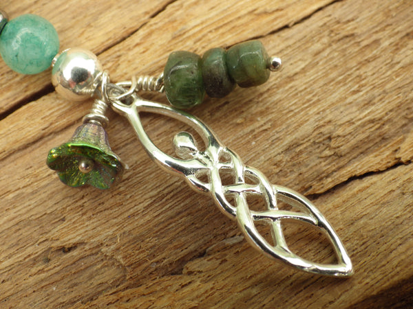 Norse Goddess Freya Sterling Silver Prayer Beads OOAK