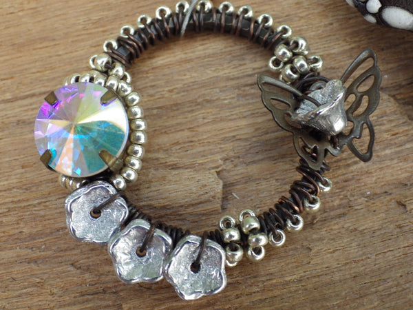 Norse Goddess Freya Sterling Silver Prayer Beads OOAK