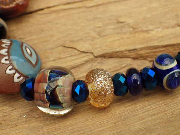 Danu Earth Mother Sterling Silver Pagan Prayer Beads OOAK