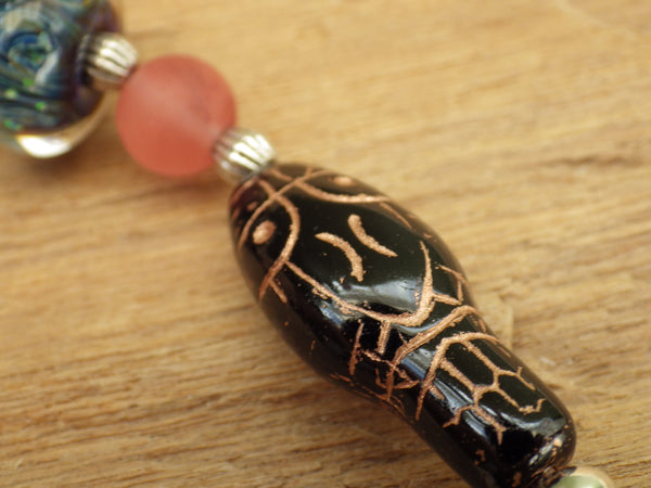 Lilith Garnet Pocket Prayer Beads OOAK