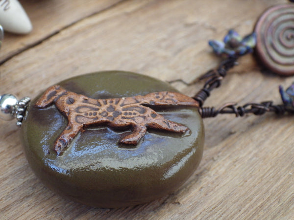 Spirit Fox Pocket Prayer Mala OOAK