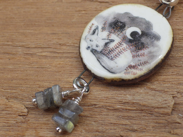 Arctic Fox Pocket Prayer Beads