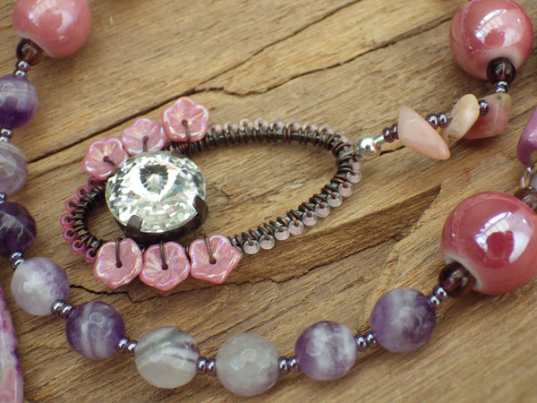 Morgan Le Fay Sterling Silver Pagan Rosary OOAK