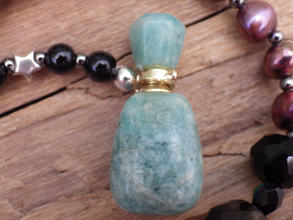 Celtic Goddess Aine Sterling Silver Prayer Beads OOAK