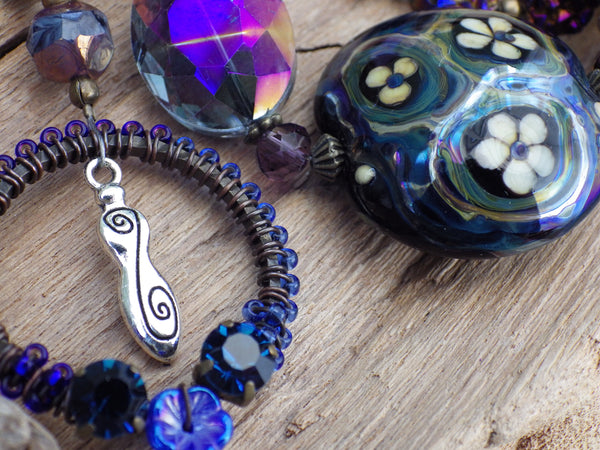 Goddess Hekate Meditation Beads OOAK